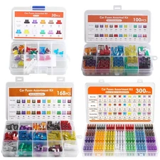 30~300Pcs Car Blade Fuse Assortment Assorted Kit Blade Set Auto Truck Automotive