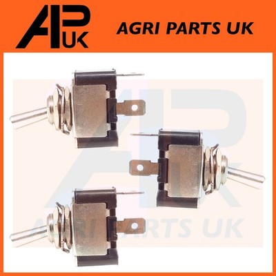 3x 12V Universal Metall Kippschalter EIN/AUS Spaten Boot LKW Anhänger LKW