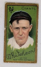 1911 T205 Gold Border Walt Dickson New York Giants Sweet Caporal Vintage Raw