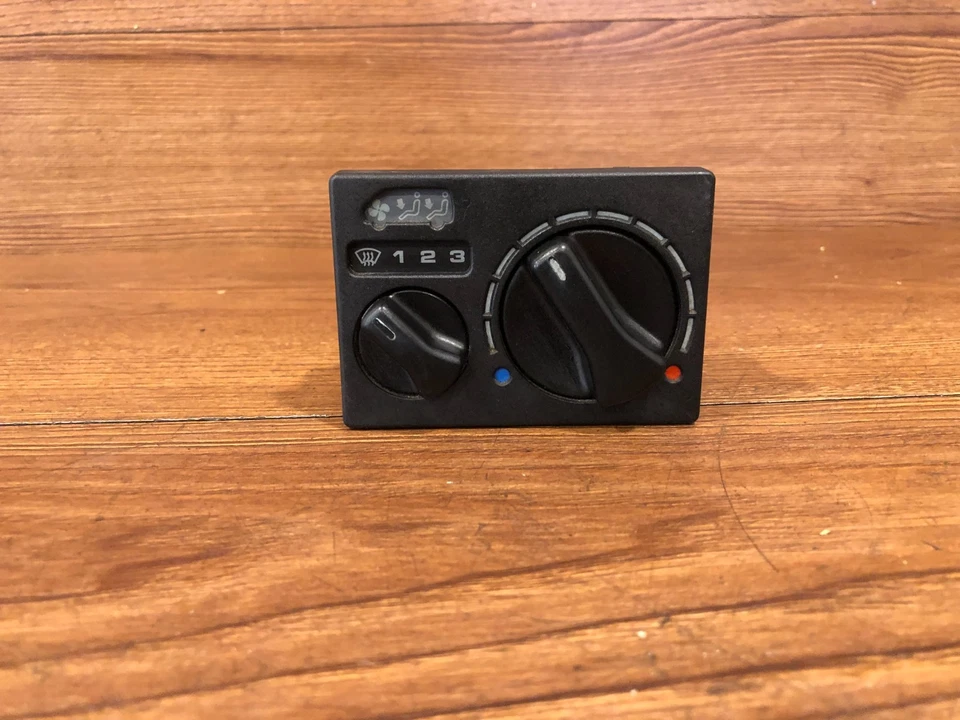 1992-1996 VOLKSWAGEN VW EUROVAN INTERRUPTOR AQUECEDOR CONTROLE CLIMÁTICO AR AC TRASEIRO FABRICANTE DE EQUIPAMENTO ORIGINAL 2 - Imagem 3 de 4