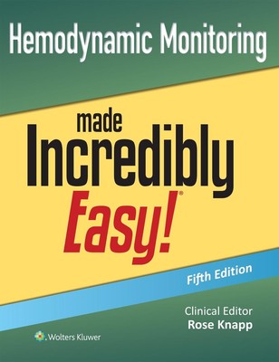 Hemodynamic Monitoring Made Incredibly Easy! by Rose Knapp Paperback Book