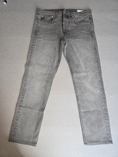 Rag & Bone New York Fit 1 Extra Slim Grey Jeans Mens Size 33 x 26 Made in USA