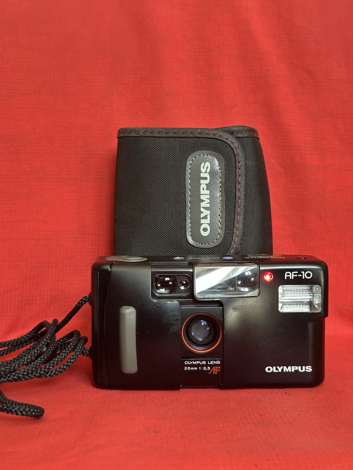 Olympus AF-10 35mm Film Point & Shoot Camera Tested & Working