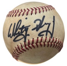Whitey Herzog Signed Authentic Baseball
