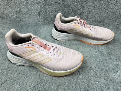 Adidas Shoes Womens Sz 7.5 Speedmotion GX0574 Pink Gold Lace Up Running Sneakers