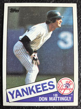 1985 Topps - Don Mattingly #665 - Excellent, sharp corners
