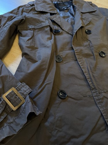 Amisu Kurzer Trenchcoat Braun XS 34 - Bild 3 von 8