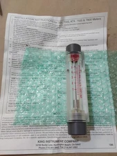 King Instrument Co. Flow Meter 1/2 NPT  7200 7300 K74 7500 7800 NOS