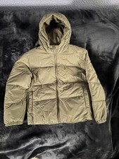 Old Navy New Puffer Coat Boys Size Large 10 -12 Green Full Zip Hooded