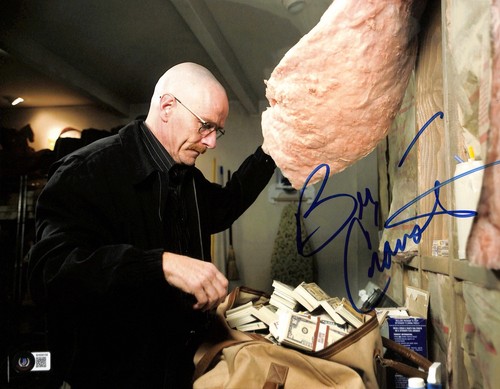 Bryan Cranston “Walter White” Breaking Bad Signed 11x14 Photograph BECKETT