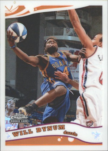 Will Bynum #225 2005 Topps Chrome card