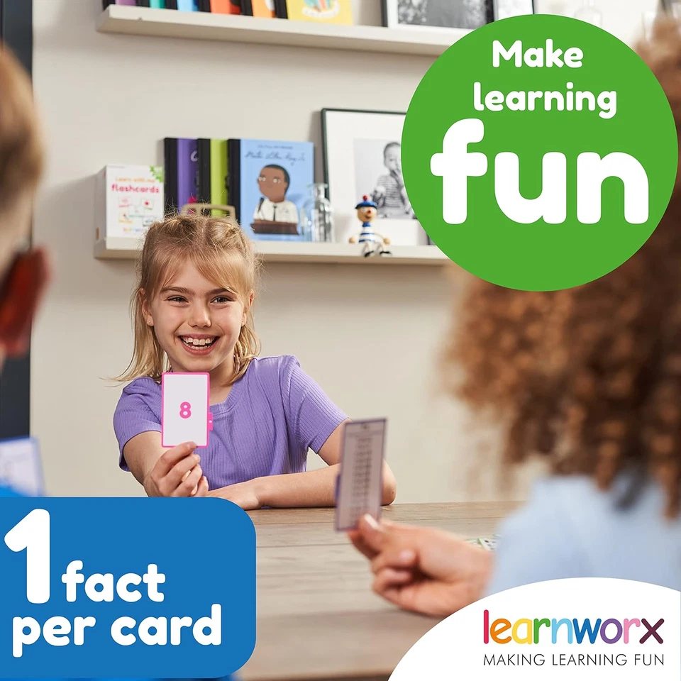 Multiplication Flash Cards 3Rd Grade | 183 Math Flash Cards & Times Table Chart, - Image 3 of 4