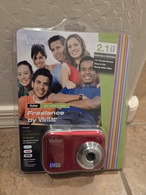 Vivitar Freelance 2.1MP Digital Camera NEW Sealed Y2K Vintage Red