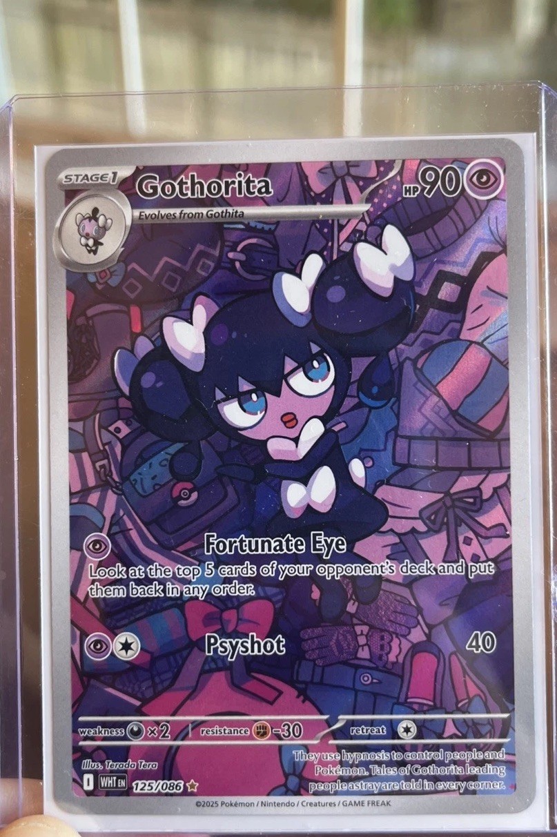 Pokemon TCG - White Flare - Gothorita 125/086 Illustration Rare - Mint