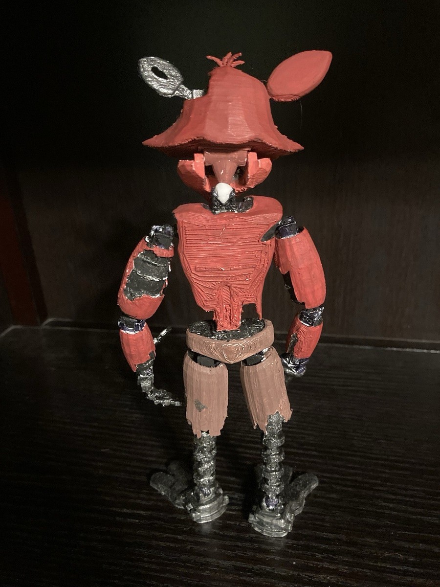 FNAF Custom 3D Printed Withered Foxy Figure