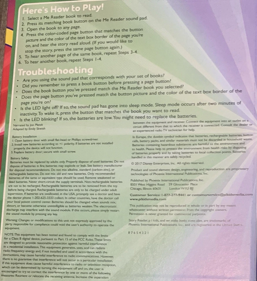 1st HB Ed. Story Reader MeReader Look & Find PJ Masks Nighttime Heroes 2017 GOOD - Image 3 of 4