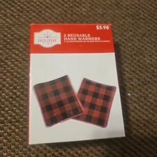 NIB Holiday Time ~ 2 Reusable Hand Warmers