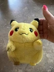 Vintage Pokemon Tomy Pikachu Squeaky Squeeze Plush Soft Toy Fuzzy See Pictures