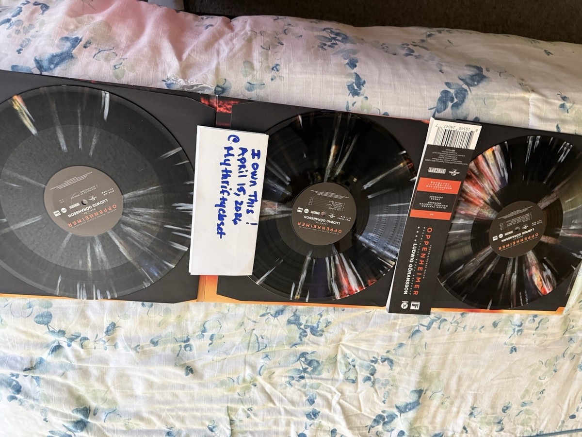 Oppenheimer Original Soundtrack 3 Disc LP Mondo Japan Exclusive