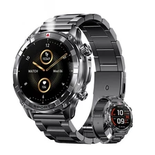 Smart Watch Men Bluetooth Fitness Tracker IP68 Waterproof Heart Rate Sleep Mo...