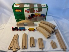 Vintage Brio Figure 8 Starter Wooden Railway Train Set 33025