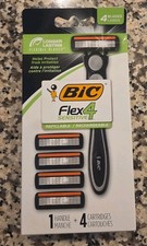 Bic Flex 4 Sensitive 1 Handle 4 Refill Cartri...