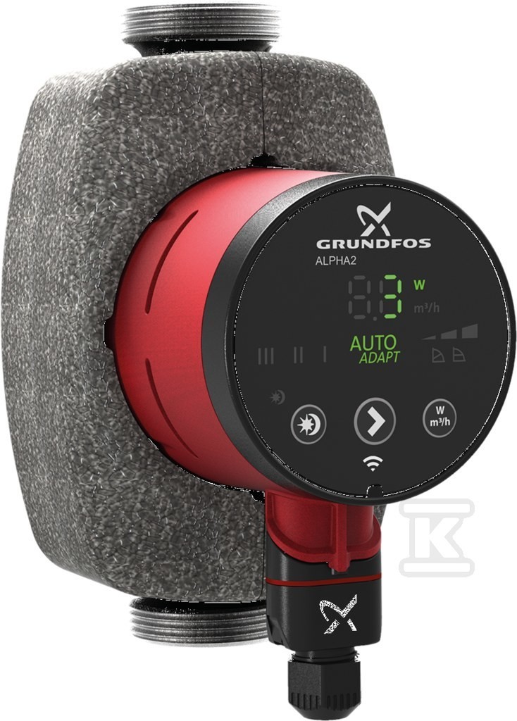 Grundfos Umwälzpumpe Alpha2 25-60 N 3-34W 10 Bar - Bild 5