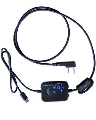 APRS-K1 PRO Audio Interface USB-C Cable TNC Adapter & PTT APRSpro APRSD...