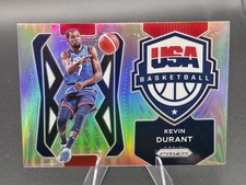 2021-22 Panini Prizm #2 Kevin Durant USA Basketball Prizms Green