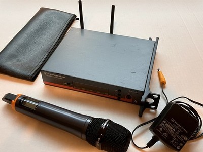 Sennheiser A range SKM100 G4 Wireless Mic & EW100 G3 receiver w/P.S. & Antennas.