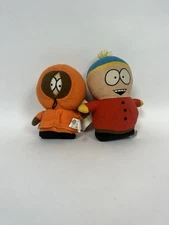 Set Of 2 South Park Cartman Kenny Plush Toys 7” Nanco Officer Cartman