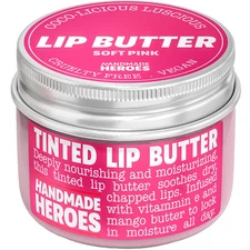 100% Natural Tinted Lip Butter Sleeping Mask Clean Petroleum Free Pink 