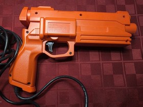 Sega Saturn Stunner Arcade Gun And Original Sega Saturn Black