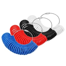 Sizer Measure Tools Gauge Plastic Finger Sizing Reusable US 0-13 UK A-Z