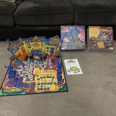 1313 Dead End Drive Board Game - 2002 Hasbro Parker Brothers 99% Complete & Nice