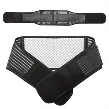 Adjustable Magnetic Lumbar Support- Self-Heating Waist Back Lower Back Wrap Belt