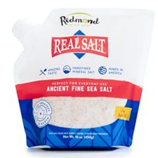 REDMOND Real Sea Salt - Natural Unrefined Gluten Free Fine,