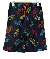 Wonder Nation Youth Trunks Shorts Swim Summer Lizards Elastic Waist Size XL