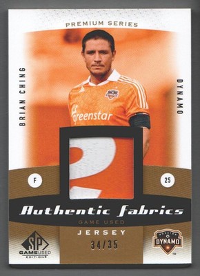2011 SP Game Used Soccer Card Authentic Fabrics PREMIUM JERSEY: Pick From List