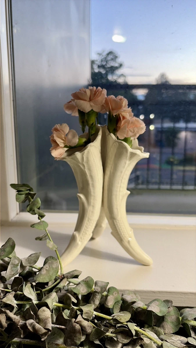 陶瓷象牙色日本古董花瓶| eBay