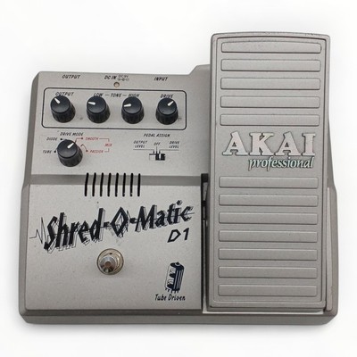 AKAI SHRED-O-MATIC D1 Distortion Effektpedal getestet & funktioniert 39112