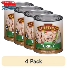 (4 Pack)  All Natural Turkey, 28 Oz Can
