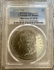 1878 7TF Reverse of 1879 Morgan Dollar PCGS VF Details