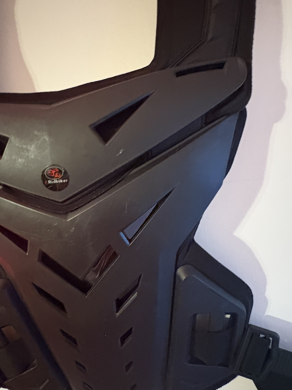 Ridbiker Motocross Motorcycle Chest Protector Body Armor Black Adult Gear