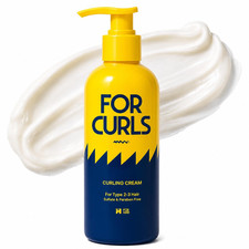 FOR CURLS Curl Cream for Curly  Wavy Hair  8.4 Oz  Anti-Frizz, Lightweight, N
