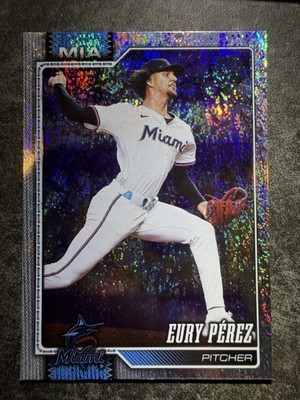 2026 Topps #285 Eury Pérez Sandglitter