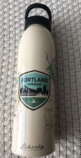 Liberty Bottleworks bottle lid souvenir map Portland OR made in usa EUC