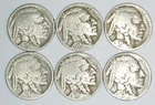 1936 S, 1934 D, 1936 D, 1928 P, 1936 D, 1929 S  Buffalo Head Nickel - 6 coin lot