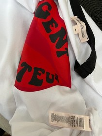 Agent Provocateur LIPS t shirt TOP retro L XL skater girl festival Janette