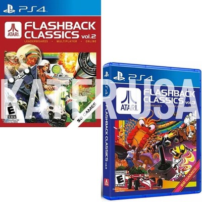 Atari Flashback Classics: Volume 2 + Volume 3 PS4 Brand New Bundle